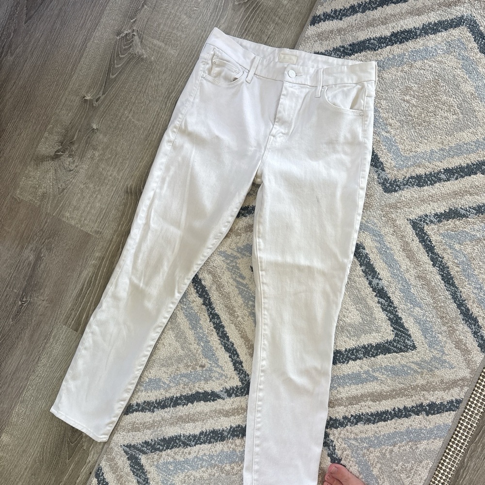 Women's White Jeans MOTHER